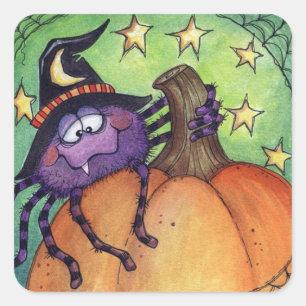 Spider Square Sticker