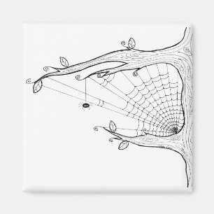 Spider Tree Magnet