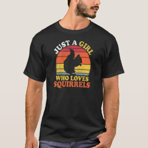 Spider Vintage Just A Girl Who Loves Spiders T-Shirt