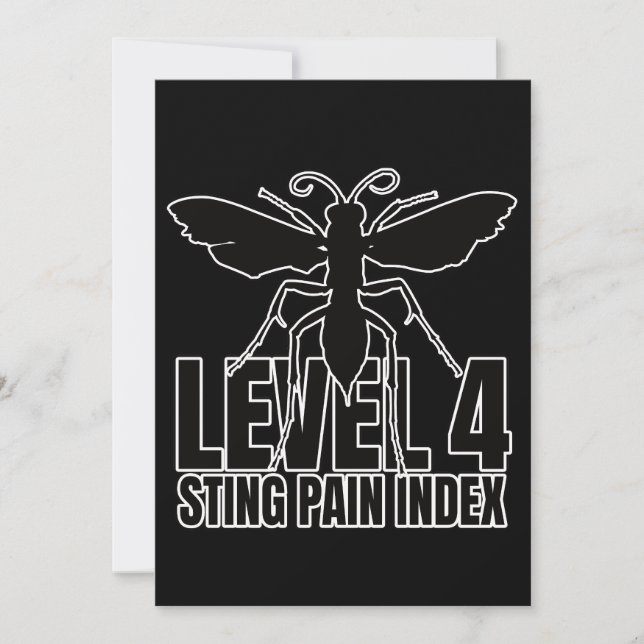 Spider Wasps Spider Wasp Tarantula Hawk Invitation (Front)