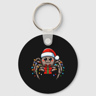 Spider Wearing Santa Hat Christmas Xmas Pyjamas  Key Ring