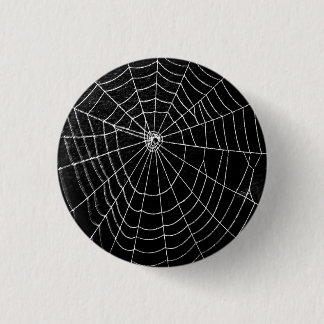 SPIDER WEB 3 CM ROUND BADGE