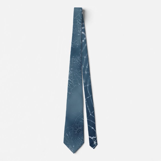 Spider Web Against The Blue Tie (Front)
