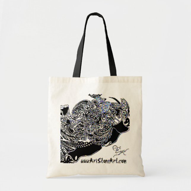 Spider Web Budget Tote Bag (Front)