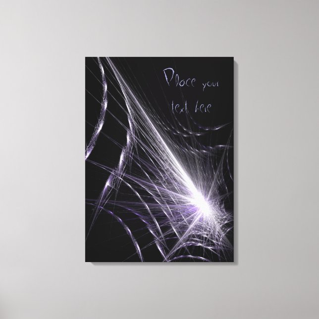 Spider Web Canvas Print (Front)