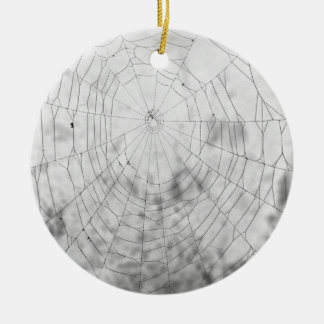 Spider web ceramic tree decoration