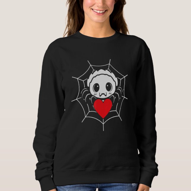 Spider Web Cobweb Arachnids Arachnophile Insect 1 Sweatshirt (Front)