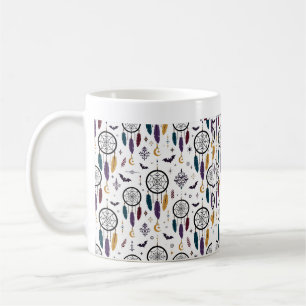 Spider Web Dreamcatcher Gothic Halloween Coffee Mug