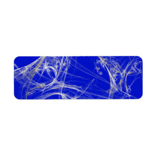 Spider Web Fract Background Return Address Sticker