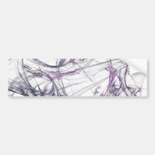 Spider Web Fractal Background Bumper Sticker