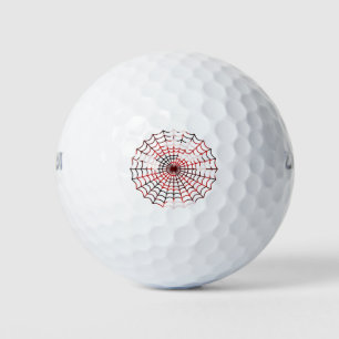 Spider web golf balls