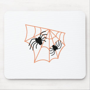 Spider Web Halloween Mouse Pad