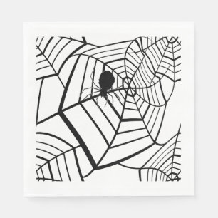 Spider Web - Halloween - Paper Napkin