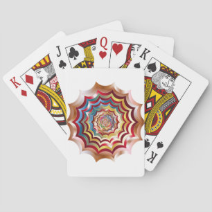 spider web hypnotic revitalised playing cards