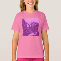 Spider Web in Pink and Purple