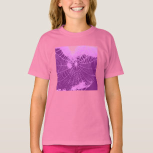 Spider Web in Pink and Purple T-Shirt
