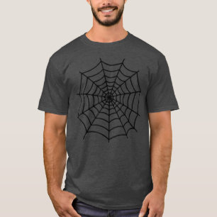 Spider Web, Lazy Halloween Costume Spooky Creepy N T-Shirt