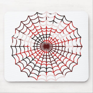 Spider web mouse pad
