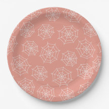 Spider Web paper plates