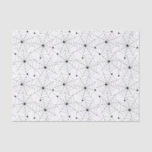 Spider Web Pattern On White Tissue Paper