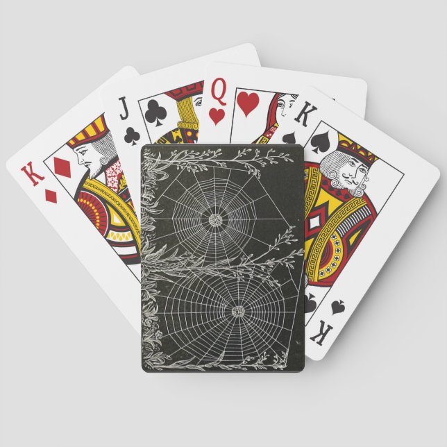 Spider Web Playing cards. Poker Black Jack Animal Playing Cards (Back)