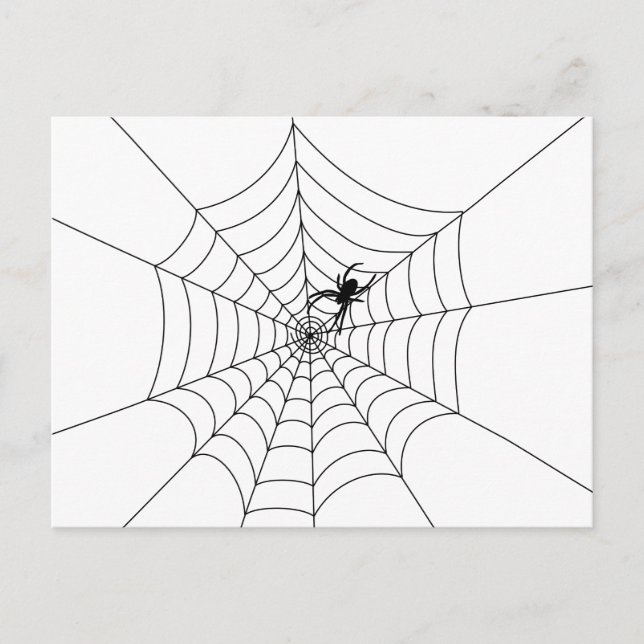 Spider Web Postcard (Front)