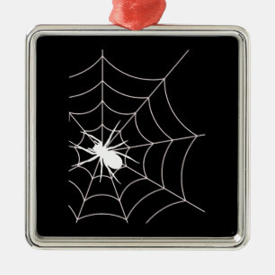 Spider Web Pregnancy Announcement Halloween Metal Tree Decoration