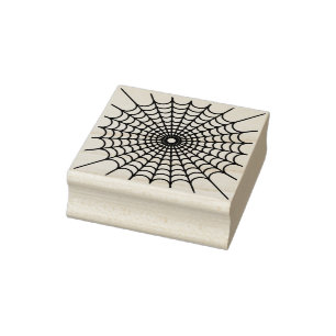 Spider Web Rubber Stamp