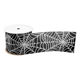 Spider Web Satin Ribbon