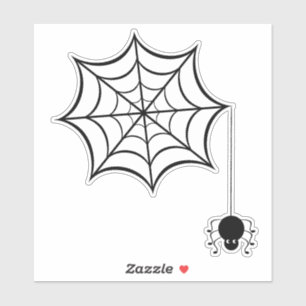 Spider Web Sticker