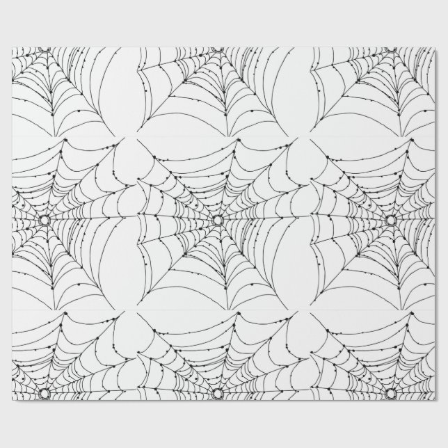 Spider Web Wrapping Paper (Flat)