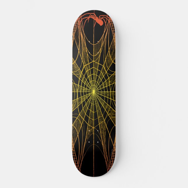 Spider & Webs Skateboard (Front)