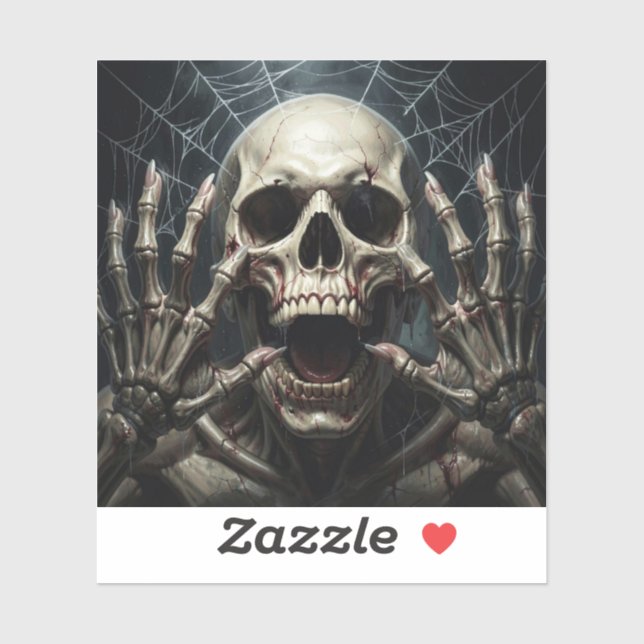 Spider Webs, Skull and Bones Spooky Halloween (Sheet)