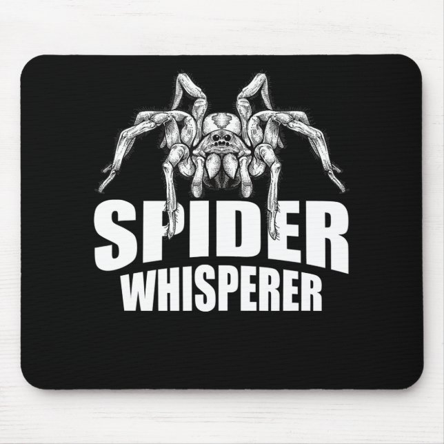 Spider Whisperer Halloween Tarantula Spider Gift Mouse Pad (Front)