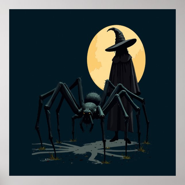 Spider, Witch, And Moonlight Shadow Poster (Front)