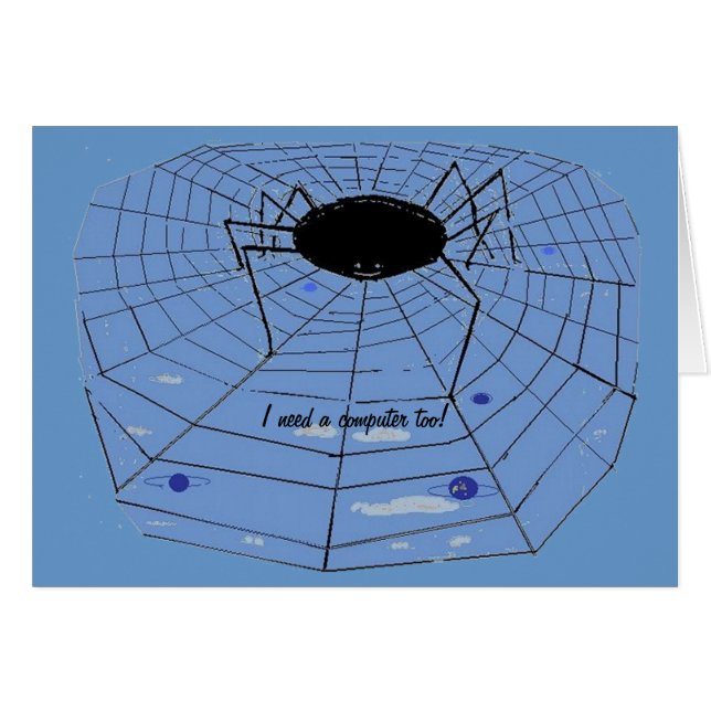 Spider with a www. (Front Horizontal)