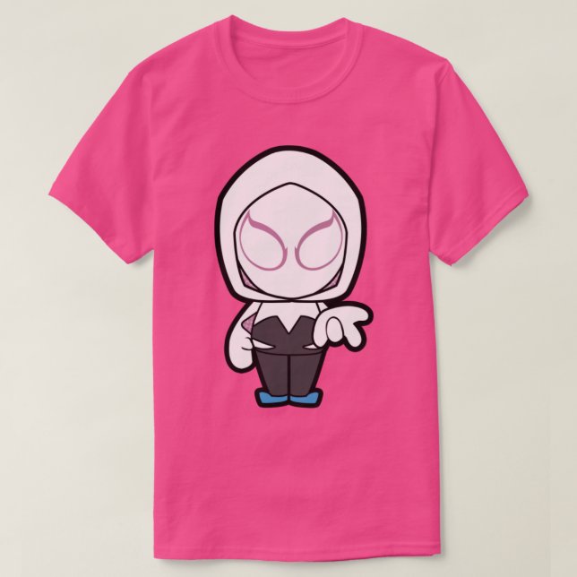 Spider Woman Gwen Stacy Chibi T-Shirt (Design Front)