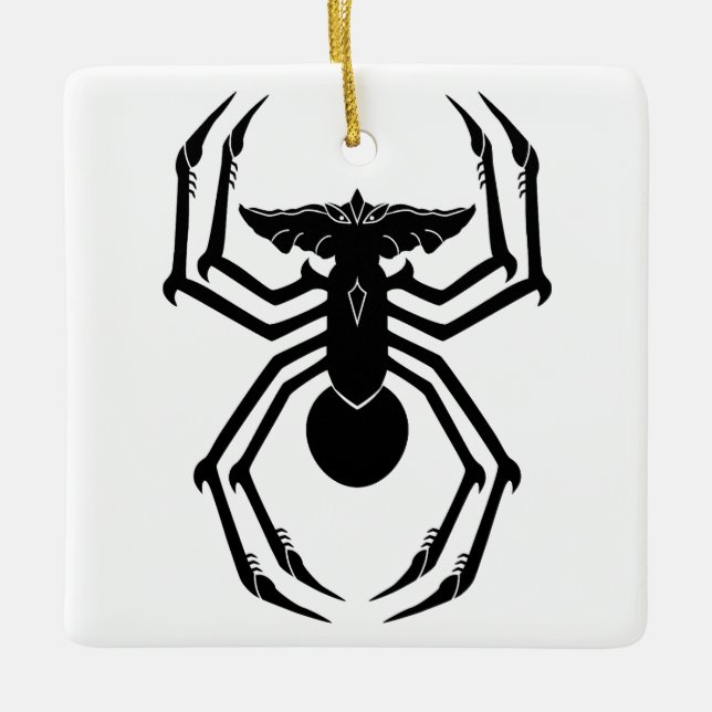 SpiderGremlin Ceramic Ornament (Front)