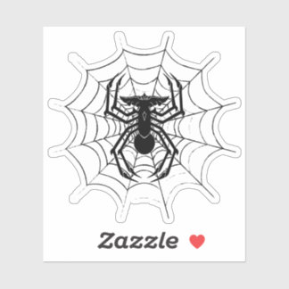 SpiderGremlin's Web Custom-Cut Vinyl Stickers