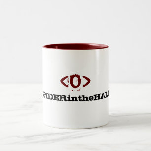 SPIDERintheHALL Eye logo mug