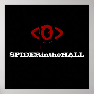SPIDERintheHALL eye poster