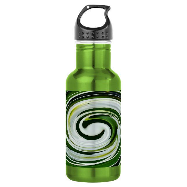 SpiderLily Twist Stainless Steel Water Bottle (Front)