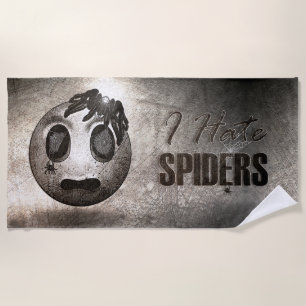 Spidermoji Vintage Beach Towel