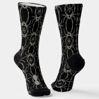 Spiders - Bat Black and Bone White