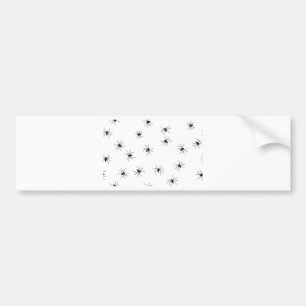 spiders bumper sticker