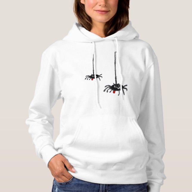 Spiders Cartoon Hoodie (Front)