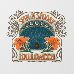 Spiders & Lilies Spooky Halloween Vintage