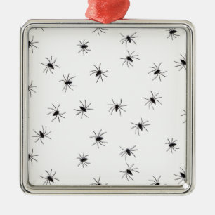 Spiders Metal Tree Decoration