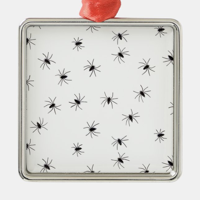 Spiders Metal Tree Decoration (Front)