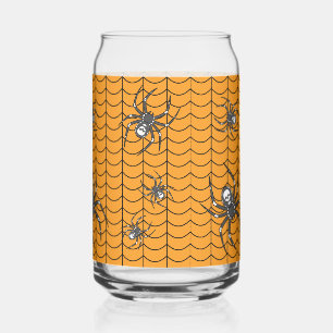 Spiders on Parade Can Glass